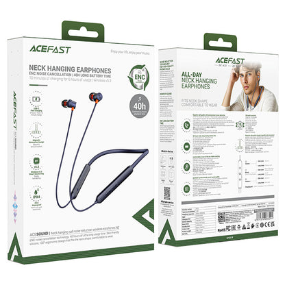 Handsfree Bluetooth Acefast N2, A2DP, Černá