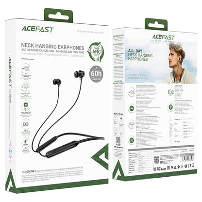 Handsfree Bluetooth Acefast N3, A2DP, Černá
