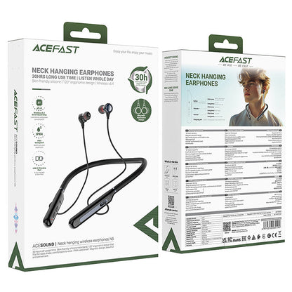 Handsfree Bluetooth Acefast N5, A2DP, Černá