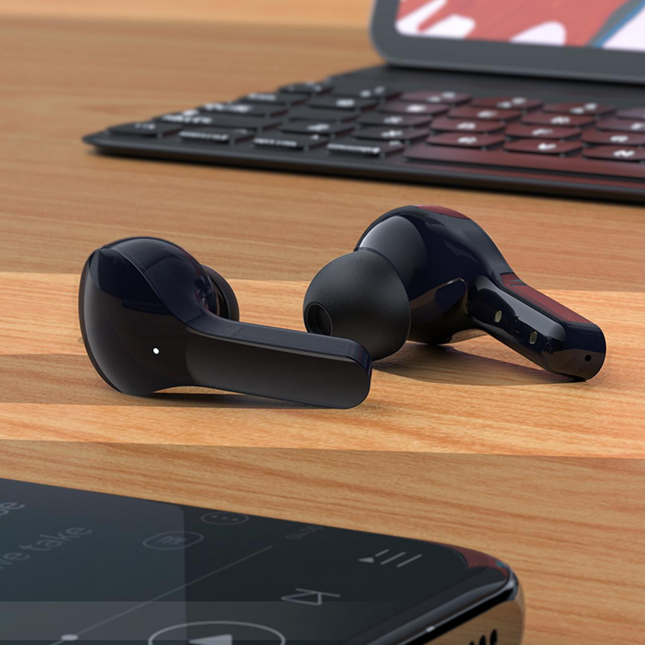 Handsfree Bluetooth Acefast T6, TWS, Námořnická modř