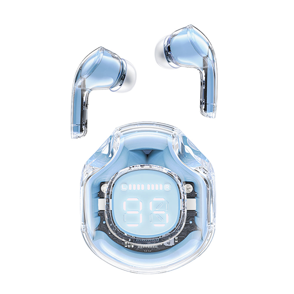 Handsfree Bluetooth Acefast T8, TWS, Modrá
