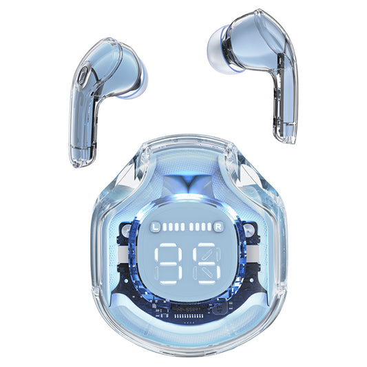 Handsfree Bluetooth Acefast T8, TWS, Modrá