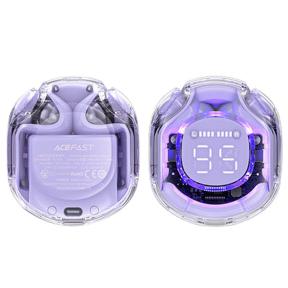 Handsfree Bluetooth Acefast T8, TWS, Fialová