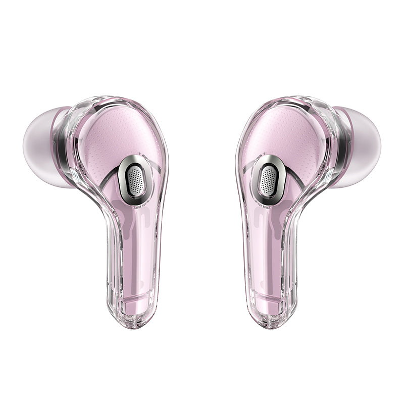 Handsfree Bluetooth Acefast T8, TWS, Růžová