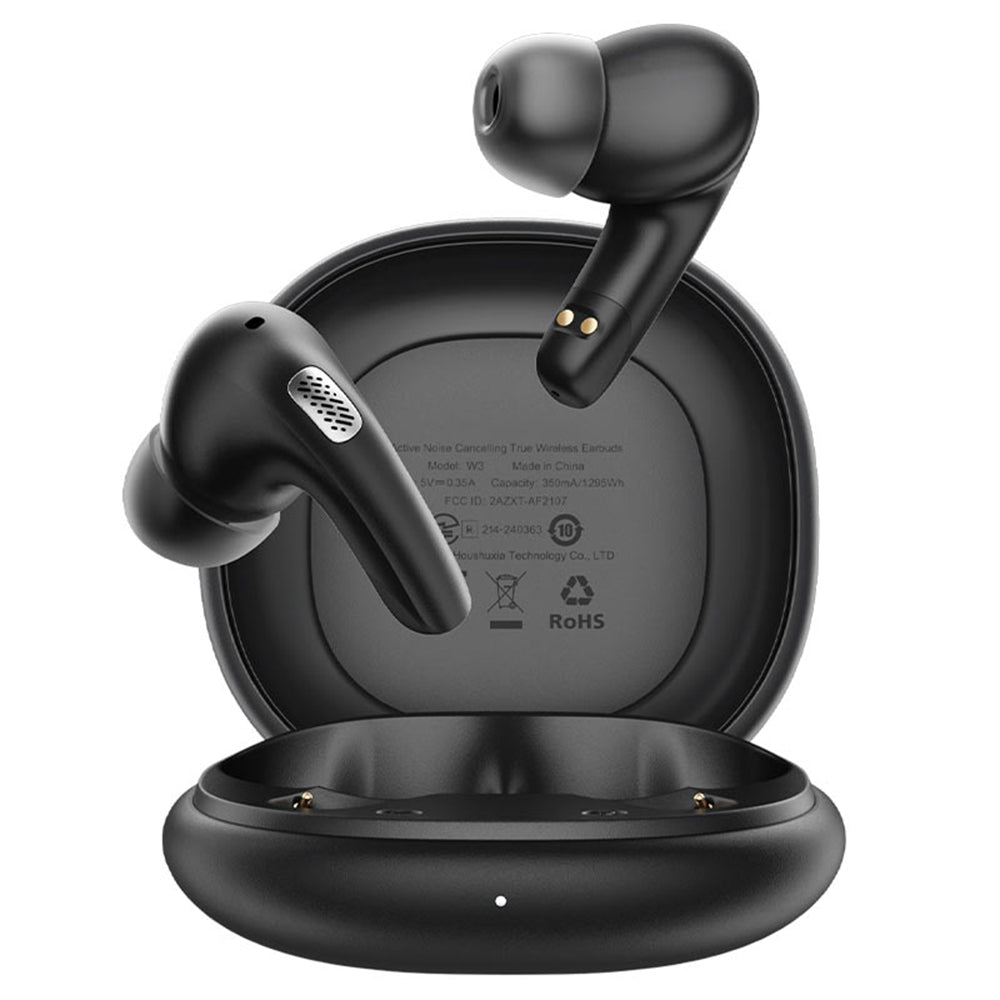 Handsfree Bluetooth Acefast W3, TWS, ANC, Černá