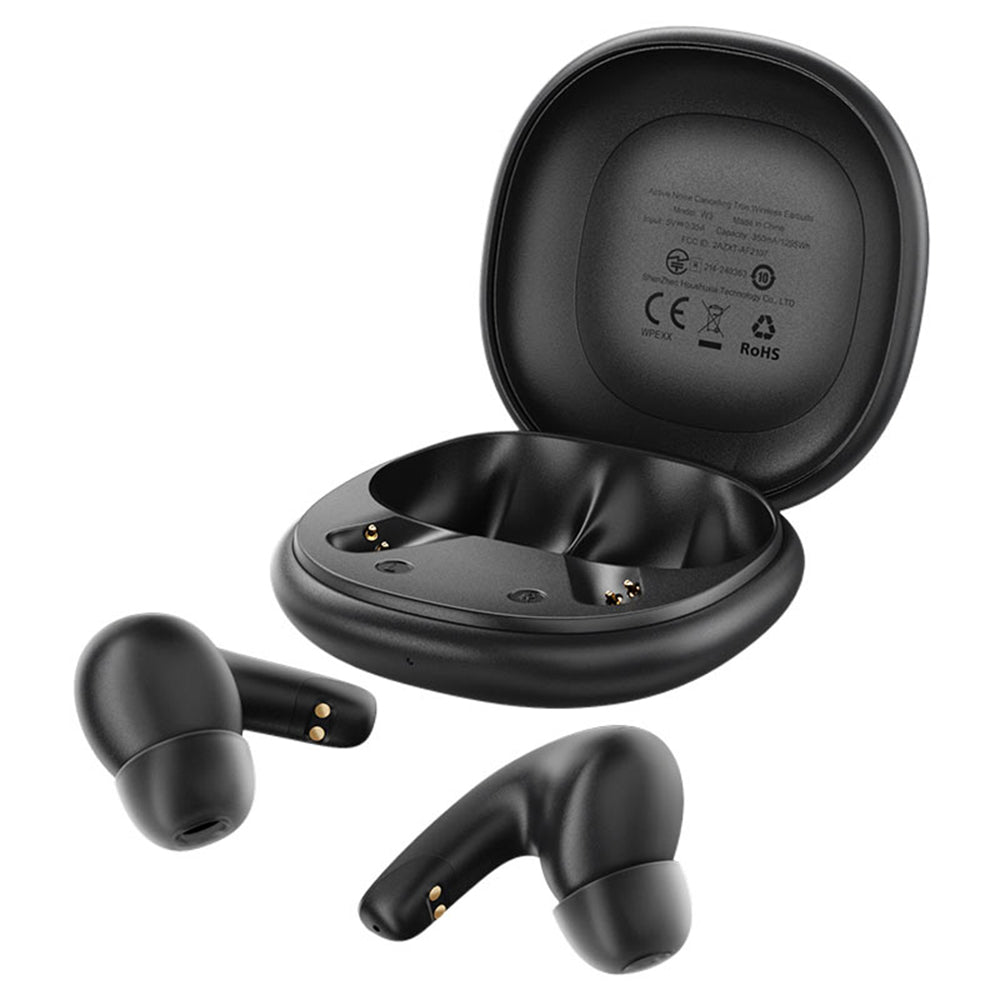 Handsfree Bluetooth Acefast W3, TWS, ANC, Černá