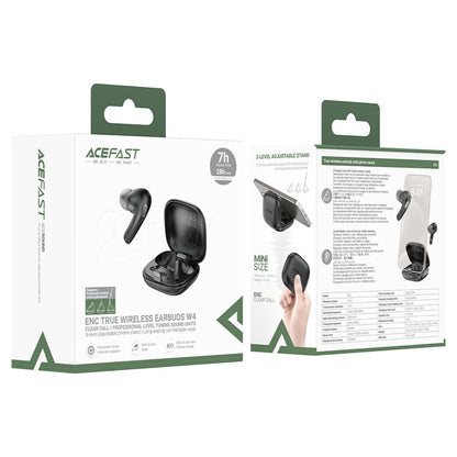 Handsfree Bluetooth Acefast W4, TWS, Béžová
