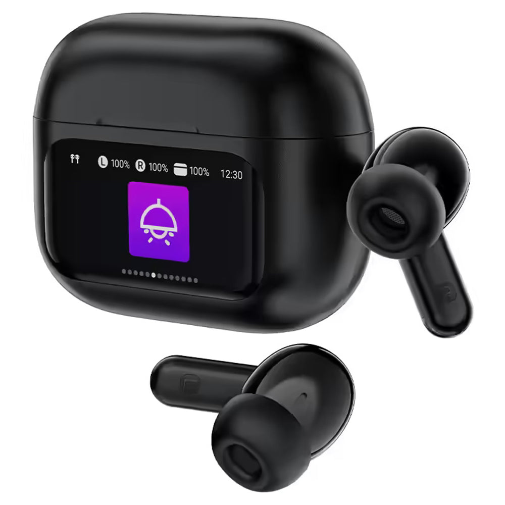 Handsfree Bluetooth Acefast W6, TWS, ANC, Černá