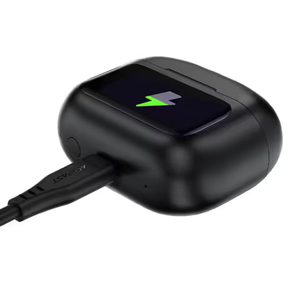 Handsfree Bluetooth Acefast W6, TWS, ANC, Černá