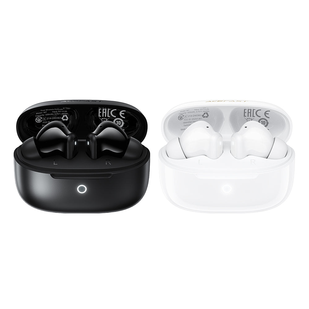 Handsfree Bluetooth Acefast W7, TWS, Bílá