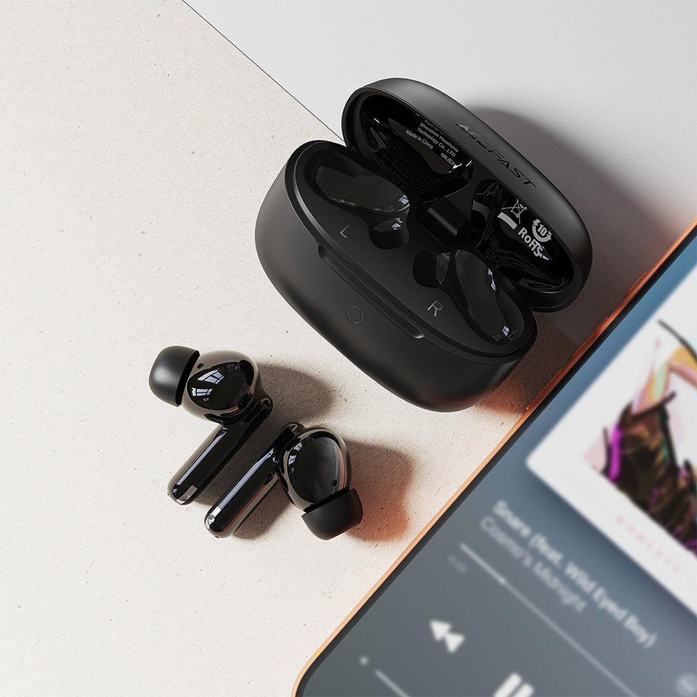 Handsfree Bluetooth Acefast W7, TWS, Černá