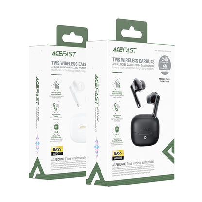 Handsfree Bluetooth Acefast W7, TWS, Černá