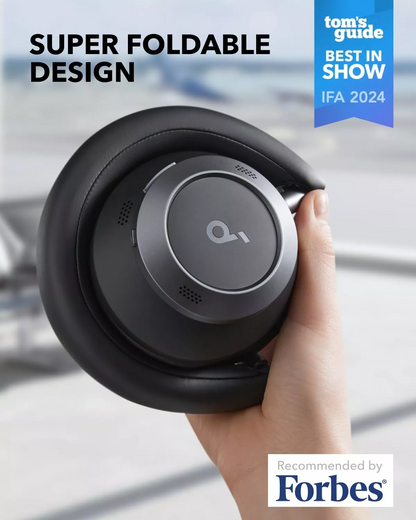 Handsfree Bluetooth Anker SoundCore Space One Pro, A2DP, ANC, Černá A3062G11