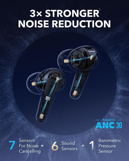 Bluetooth handsfree Anker SoundCore Liberty 4 Pro, TWS, ANC, černá A3954G11