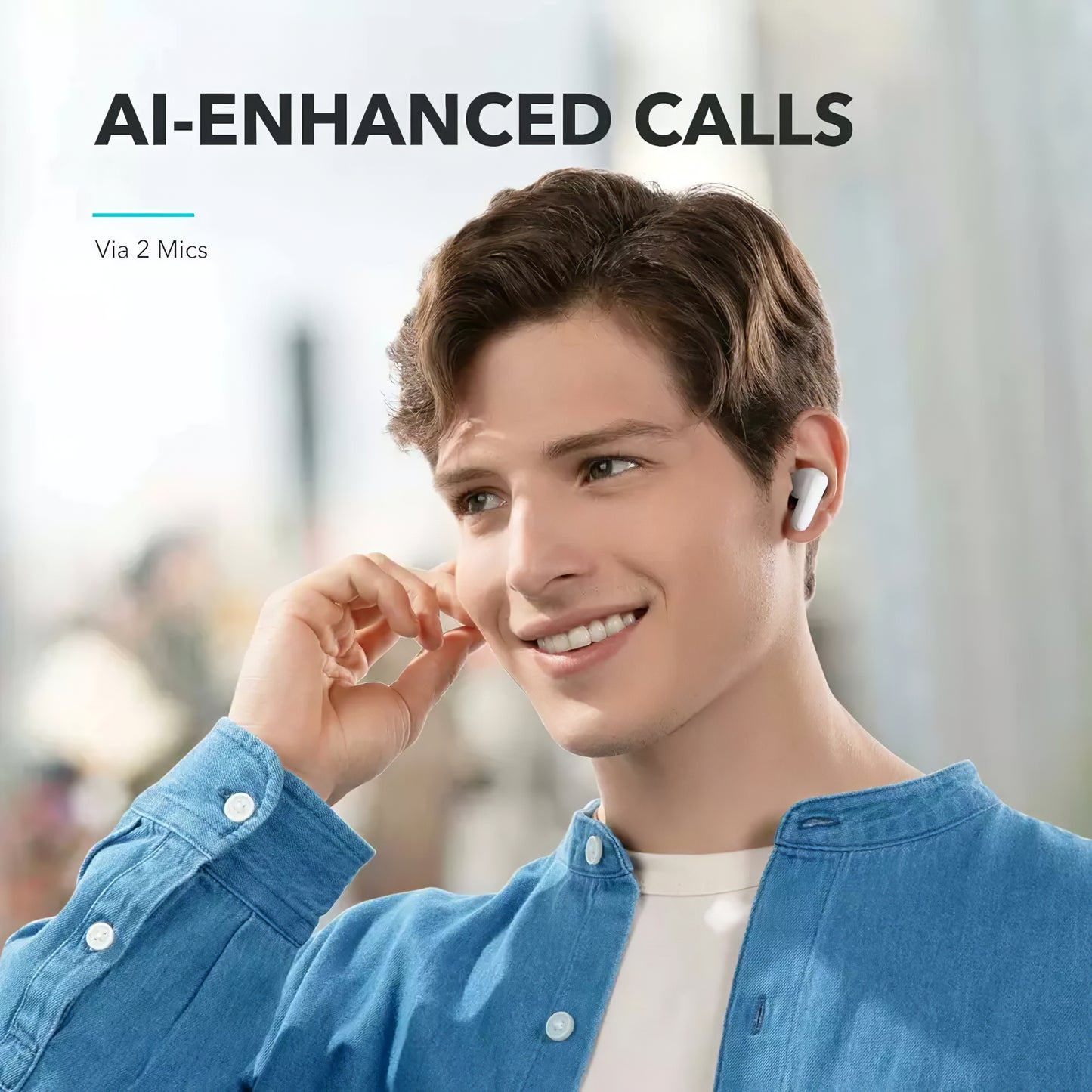 Handsfree Bluetooth Anker SoundCore R50i, TWS, bílé A3949G21 