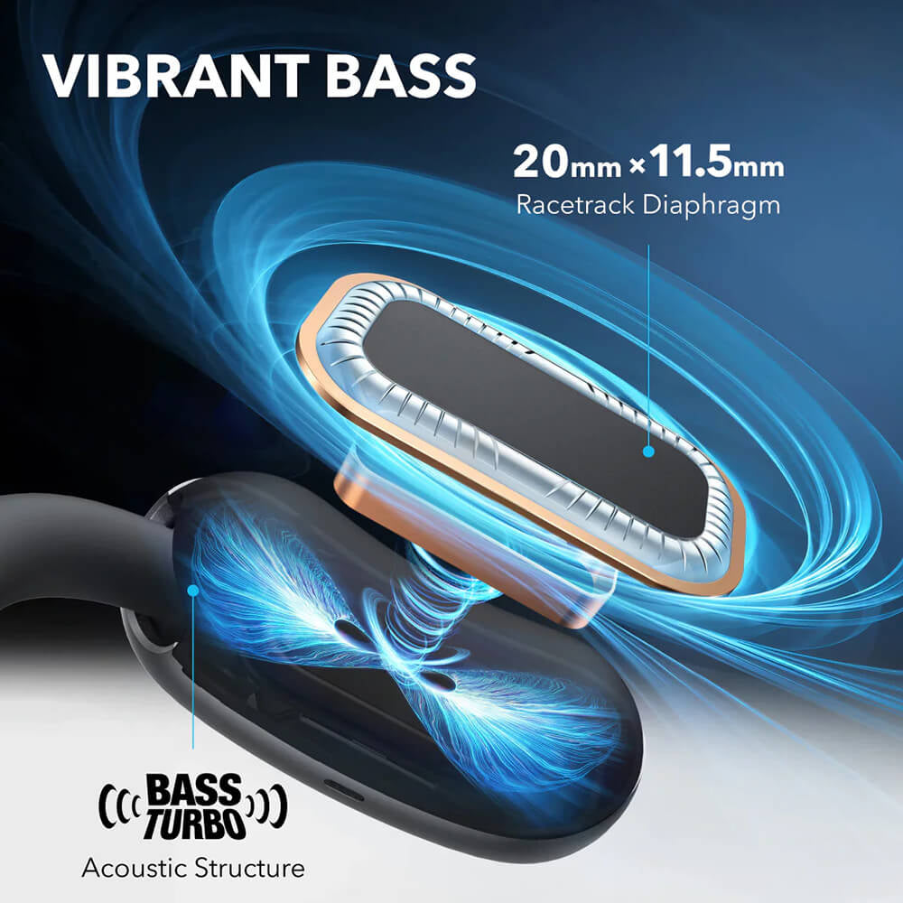 Handsfree Bluetooth Anker SoundCore AeroFit 2, TWS, Černá A3874G11