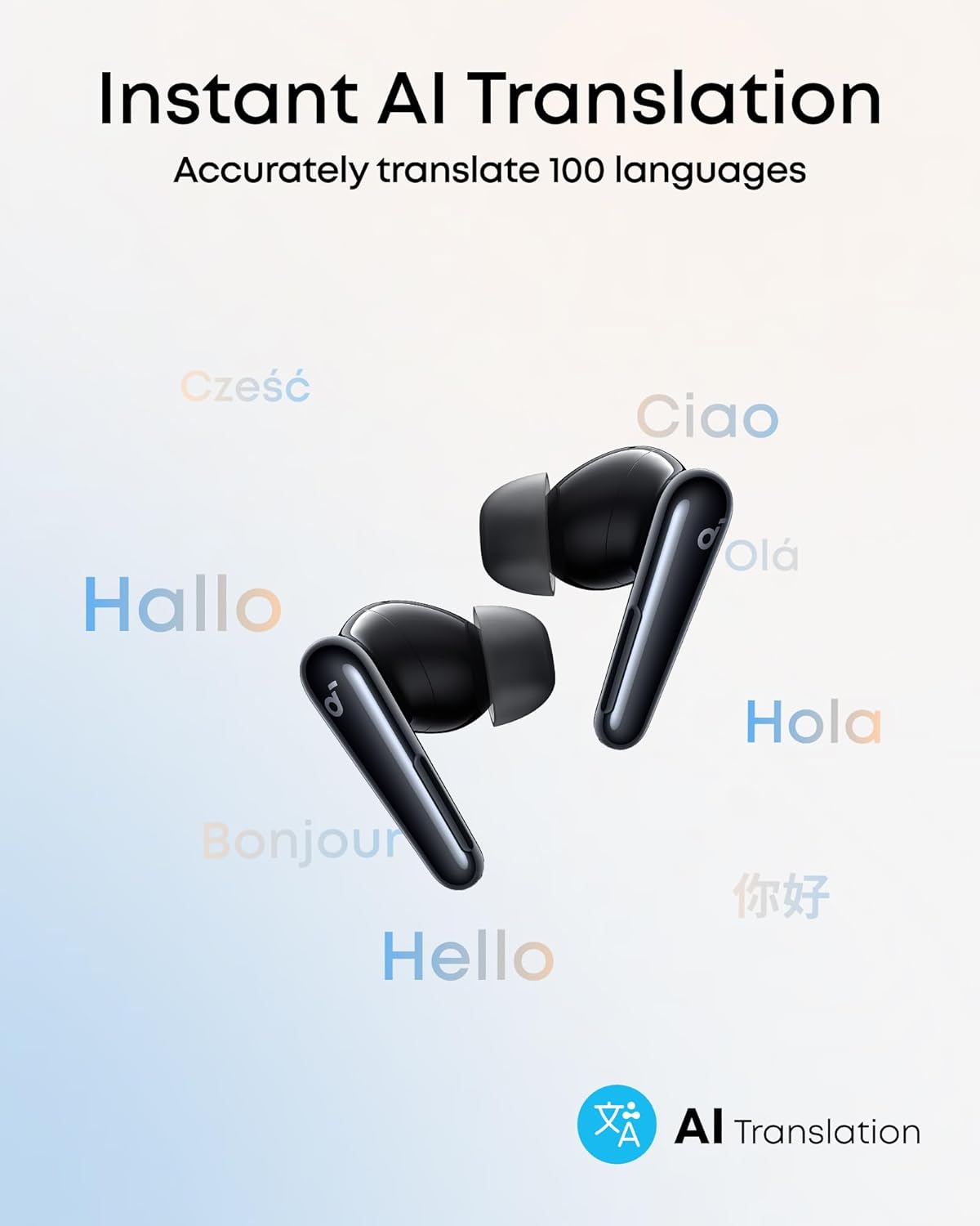 Bluetooth handsfree Anker SoundCore Liberty 4 Pro, TWS, ANC, černá A3954G11