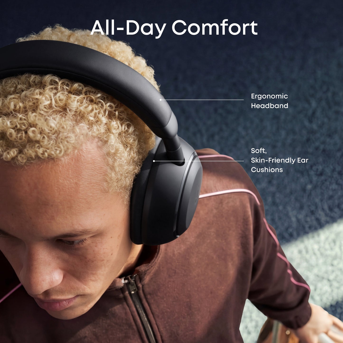 Handsfree Bluetooth Anker SoundCore Space 2, A2DP, ANC, Černá D1402G11