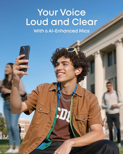 Handsfree Bluetooth Anker SoundCore R60i, TWS, ANC, Růžová D1202G51