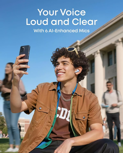 Handsfree Bluetooth Anker SoundCore R60i, TWS, ANC, Modrá D1202G31