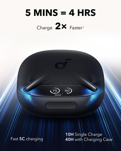 Bluetooth handsfree Anker SoundCore Liberty 4 Pro, TWS, ANC, černá A3954G11