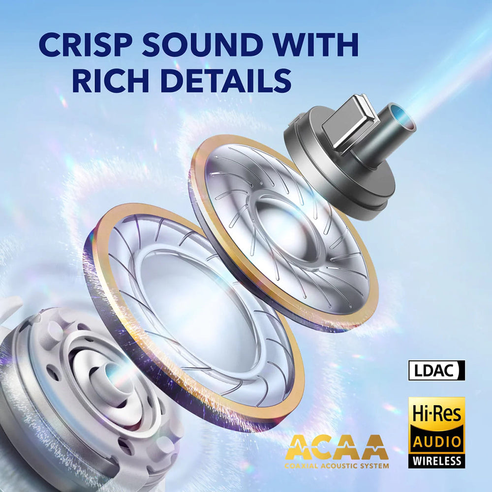 Handsfree Bluetooth Anker SoundCore Liberty 4, TWS, ANC, Bílá A3953G21