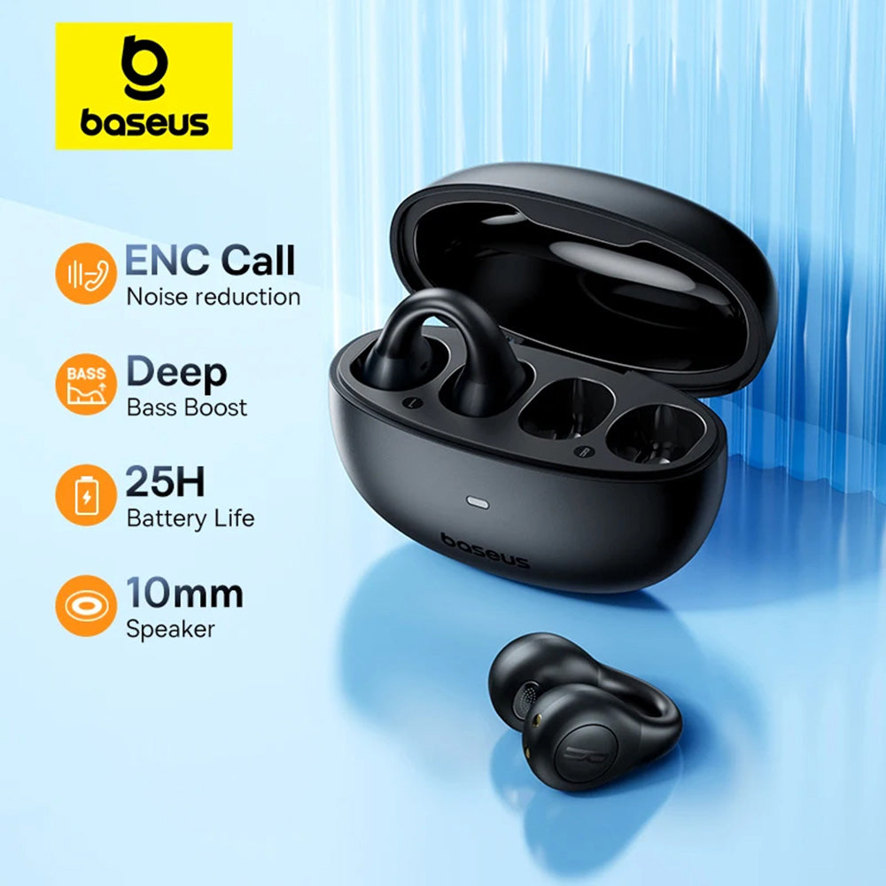 Handsfree Bluetooth Baseus AirGo AS01, TWS, černá A00069101113113-00 