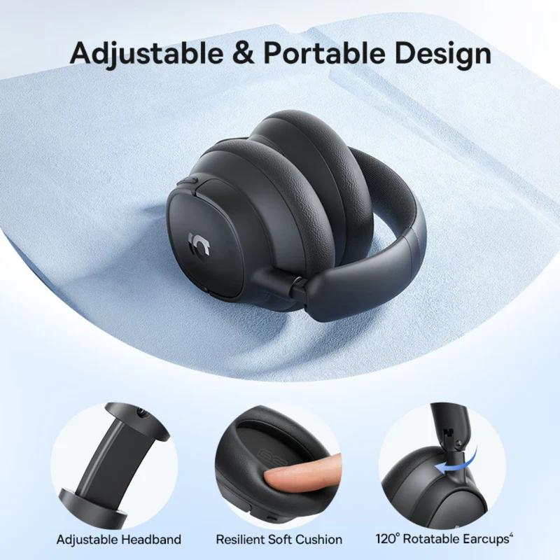Handsfree Bluetooth Baseus Bass BH1 NC, MultiPoint, A2DP, ANC, Černá A0203703