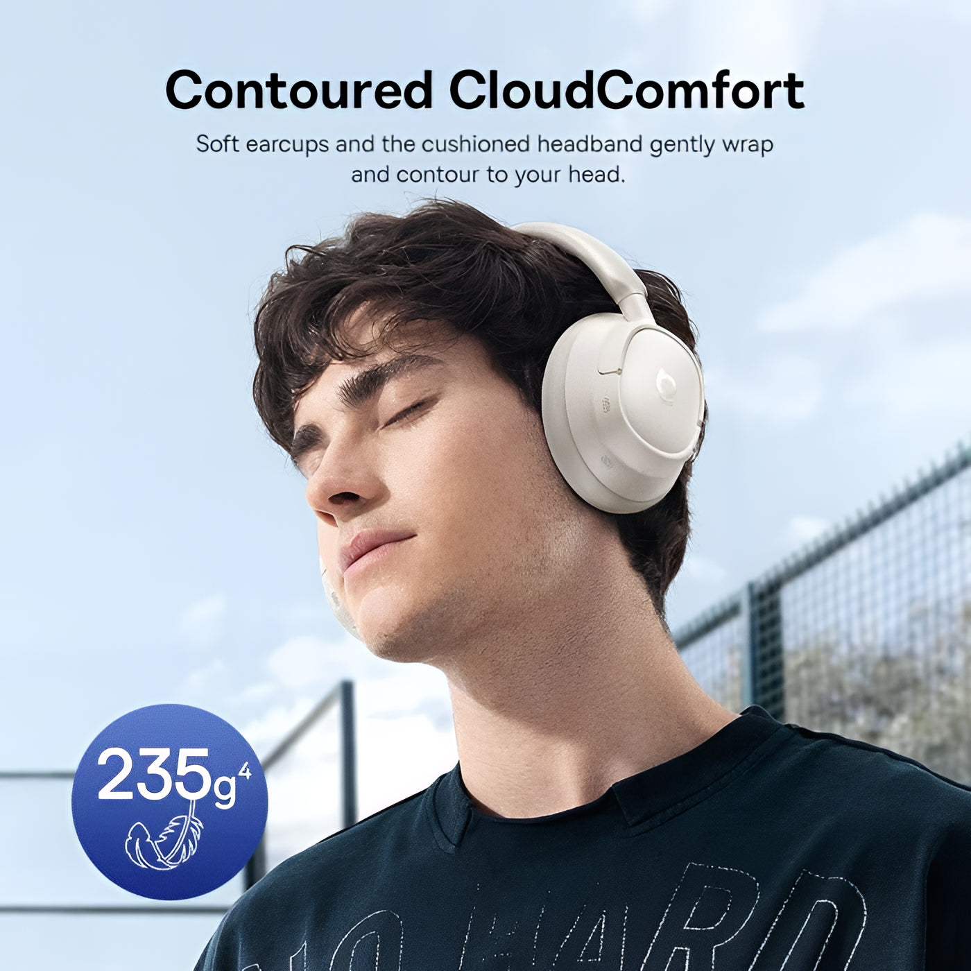 Handsfree Bluetooth Baseus Bass BH1 NC, MultiPoint, A2DP, ANC, Bílá A0203702