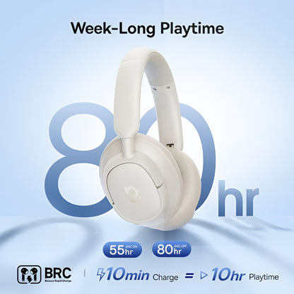 Handsfree Bluetooth Baseus Bass BH1 NC, MultiPoint, A2DP, ANC, Bílá A0203702