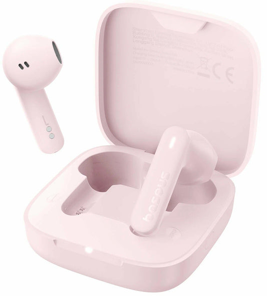 Handsfree Bluetooth Baseus Bowie E16, TWS, Růžová A00061900413-01