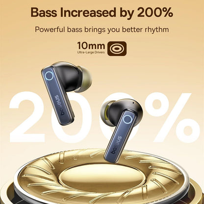 Handsfree Bluetooth Baseus Bowie 35, TWS, Černá A00073800123-00