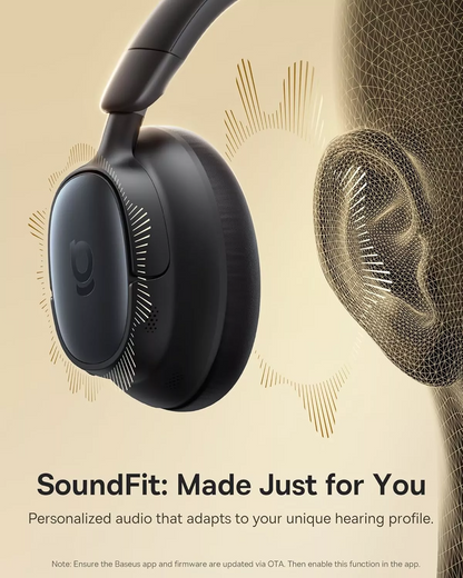 Handsfree Bluetooth Baseus Bowie Bass MH1, MultiPoint, A2DP, ANC, Černá A0203902