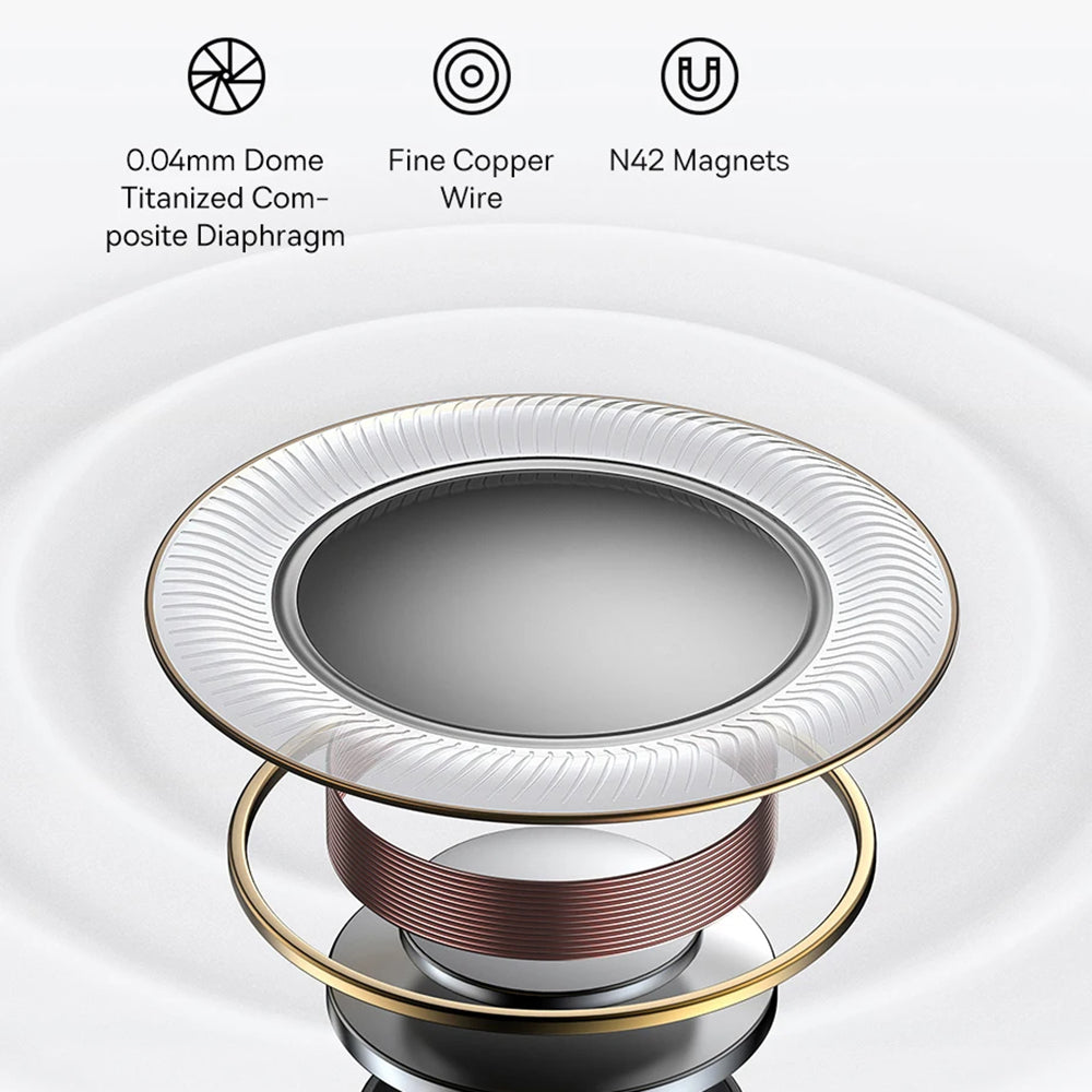 Handsfree Bluetooth Baseus Bowie M2, TWS, Bílý A00024000221-Z1