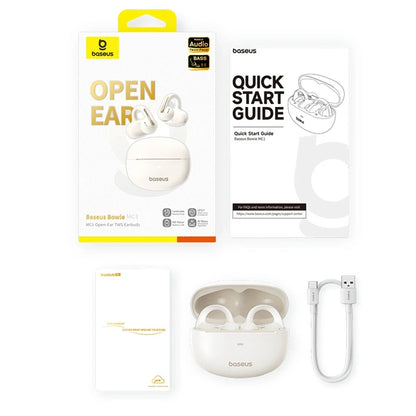 Handsfree Bluetooth Baseus Bowie MC1, TWS, Bílý A00083501226-00