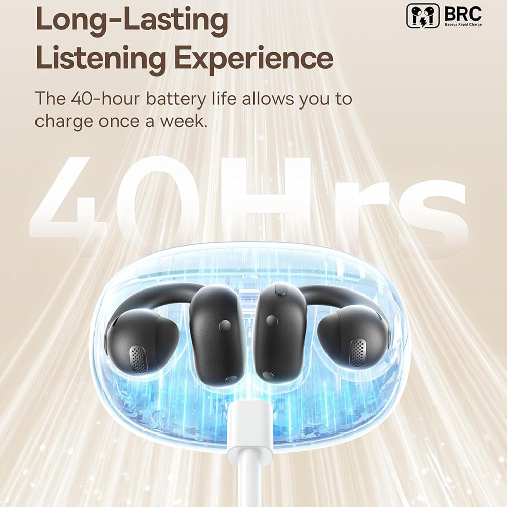 Handsfree Bluetooth Baseus Bowie MC1, TWS, Černá A00083501126-00