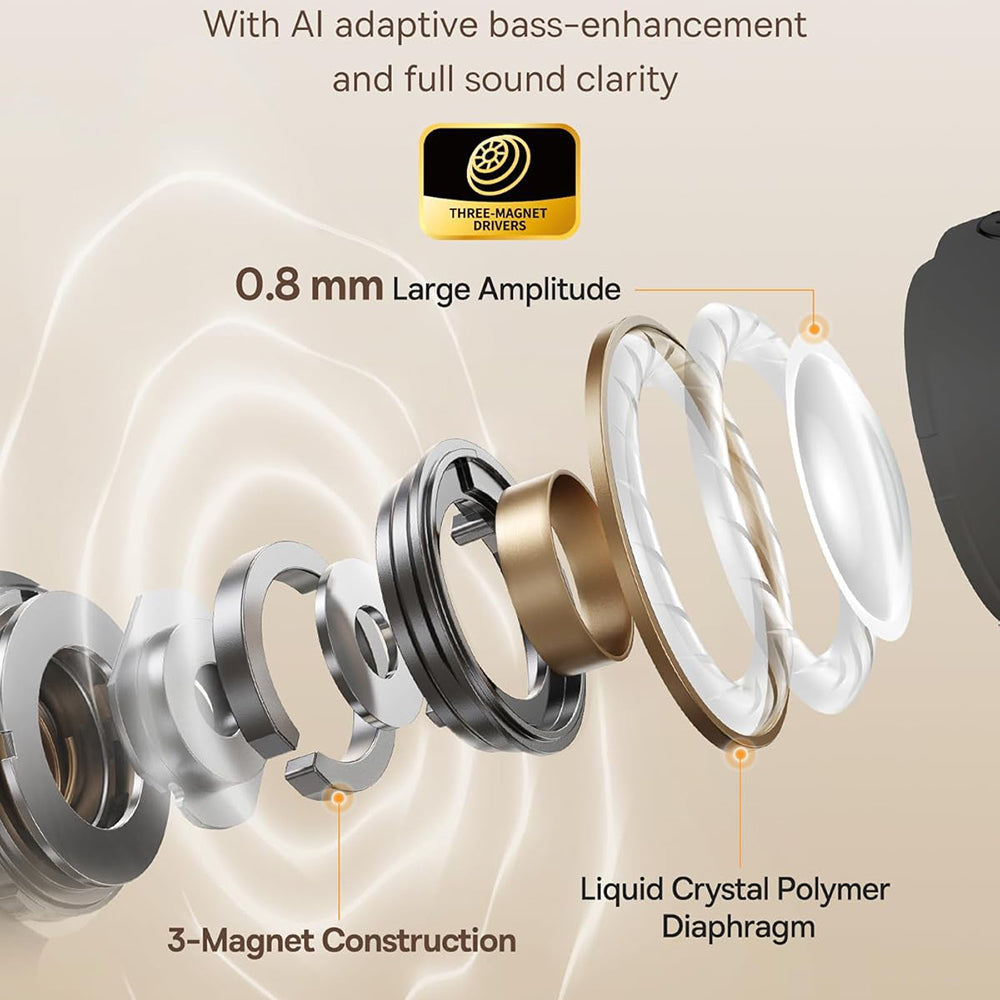 Handsfree Bluetooth Baseus Bowie MC1, TWS, Černá A00083501126-00