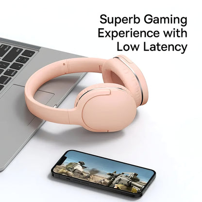 Handsfree Bluetooth Baseus Encok D02 Pro, MultiPoint, A2DP, Růžová NGTD010304