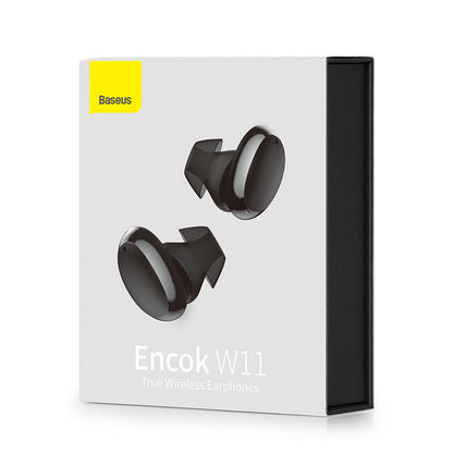 Handsfree Bluetooth Baseus Encok W11, TWS, Černá NGTW060001