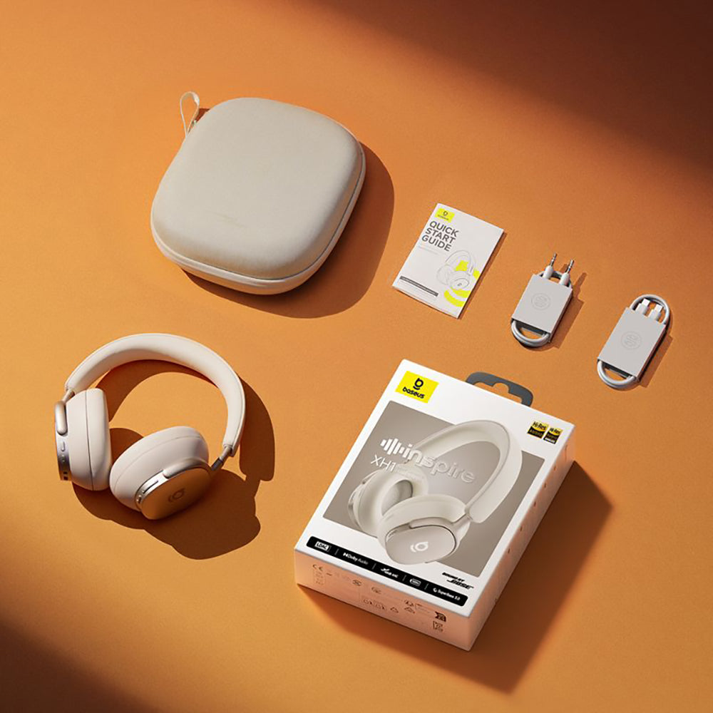 Handsfree Bluetooth Baseus Inspire XH1 Sound by Bose, A2DP, ANC, Bílá A00085701233-00