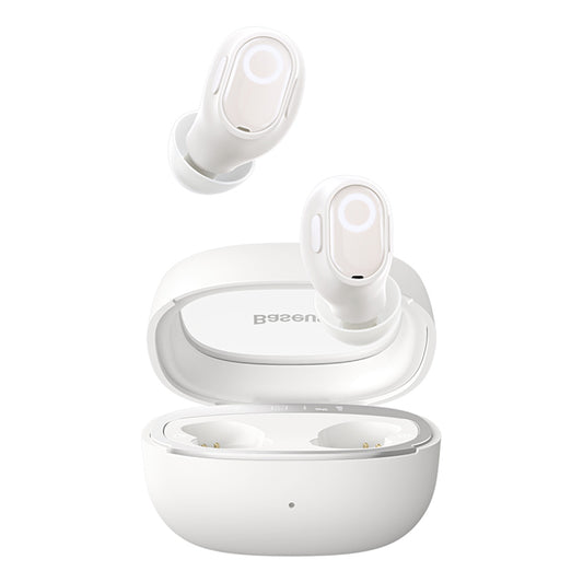 Handsfree Bluetooth Baseus WM02+, TWS, Bílý NGTW370302