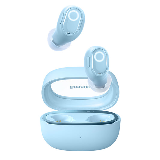 Handsfree Bluetooth Baseus WM02+, TWS, Modrý NGTW370303