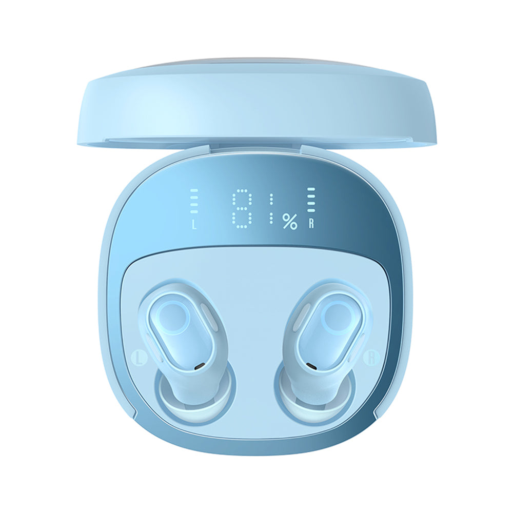 Handsfree Bluetooth Baseus WM02+, TWS, Modrý NGTW370303
