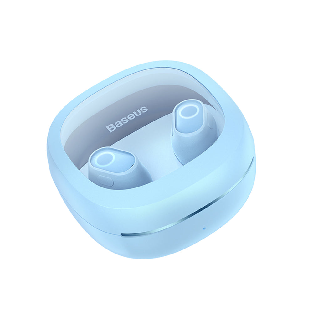 Handsfree Bluetooth Baseus WM02+, TWS, Modrý NGTW370303