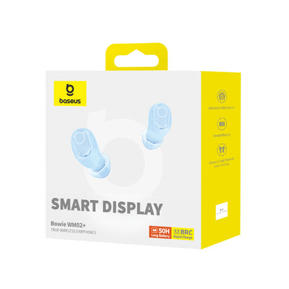 Handsfree Bluetooth Baseus WM02+, TWS, Modrý NGTW370303