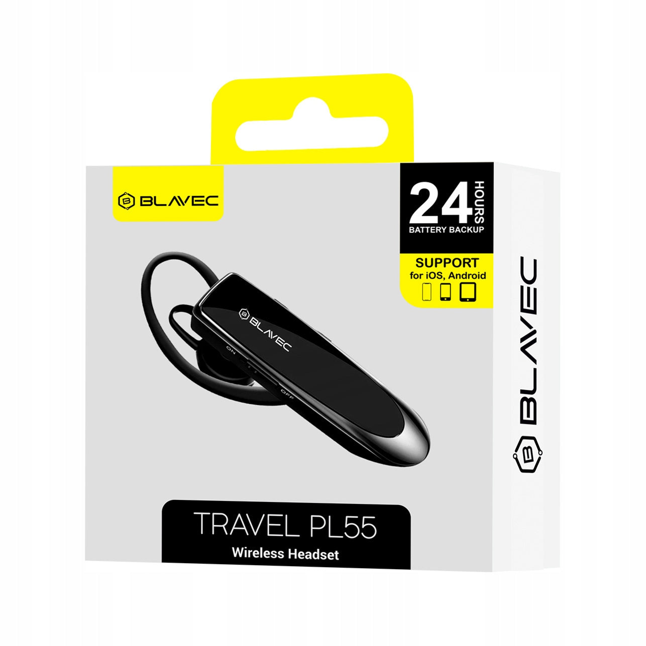 Handsfree Bluetooth Blavec PL55, MultiPoint, A2DP, černá BHPL5555-B 