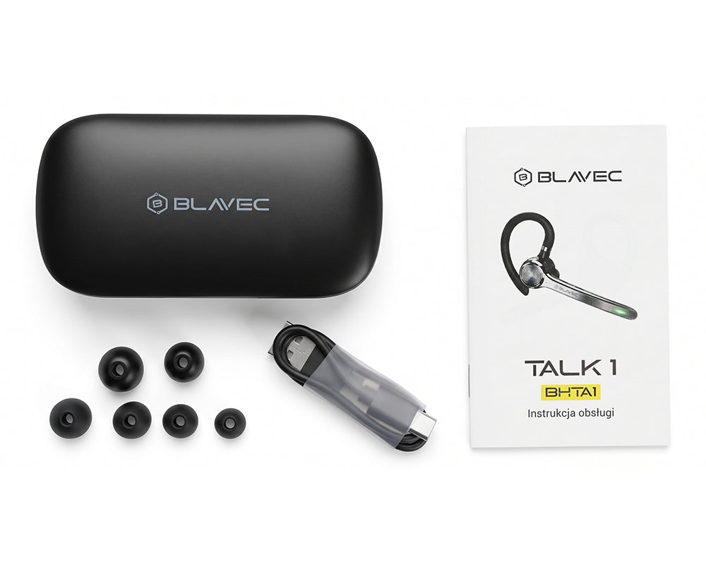 Handsfree Bluetooth Blavec Talk 1, MultiPoint, A2DP, černý