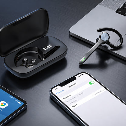 Handsfree Bluetooth Blavec Talk 1, MultiPoint, A2DP, černý