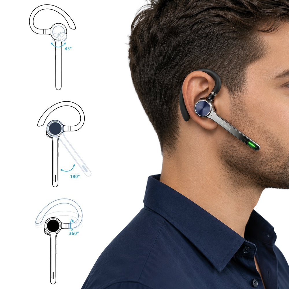 Handsfree Bluetooth Blavec Talk 1, MultiPoint, A2DP, černý