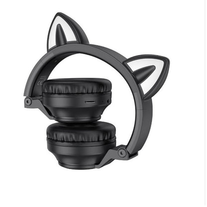 Handsfree Bluetooth Borofone BO18 Cat Ear, A2DP, Černá